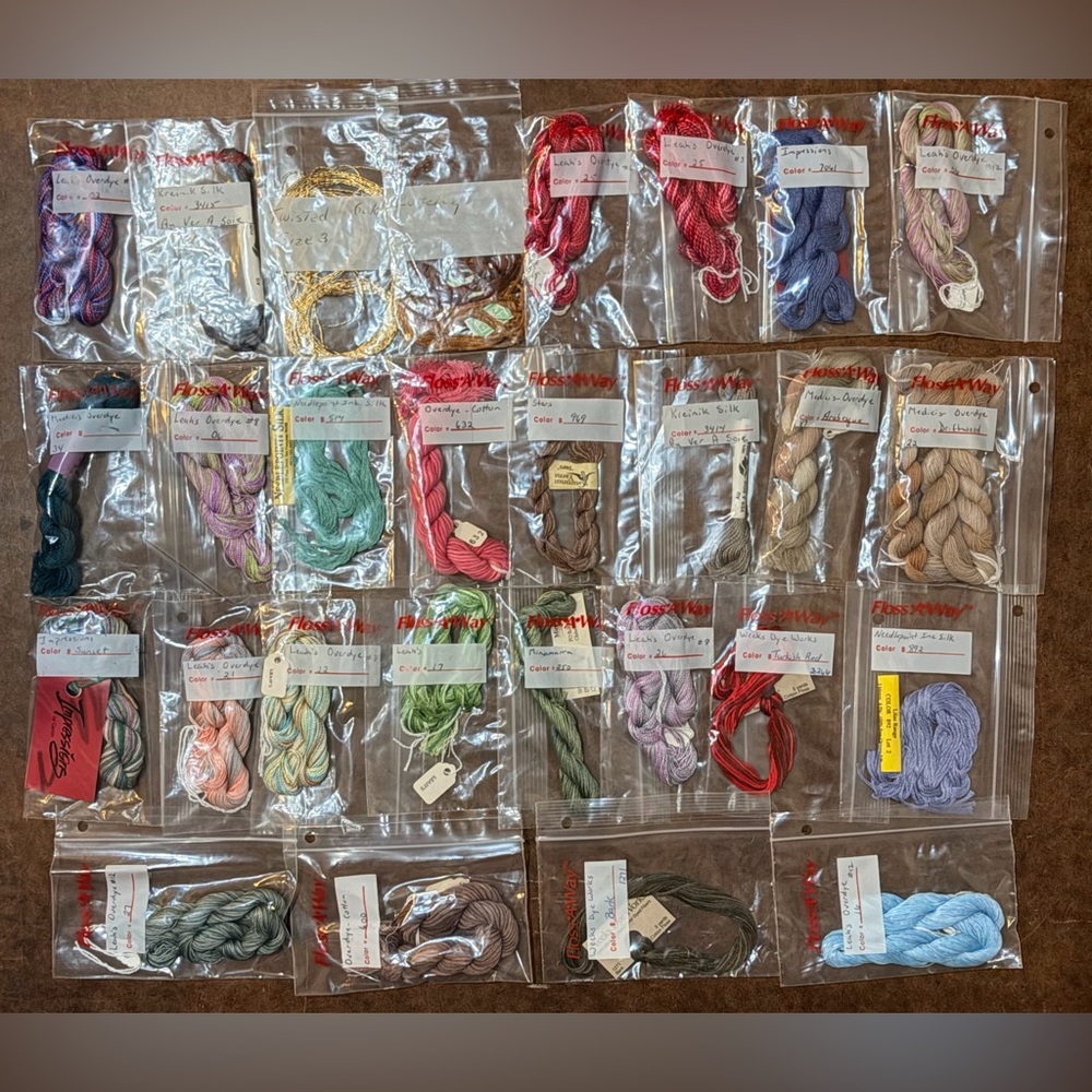 150- Assorted Embroidery Floss and Yarn Collection - Picture 5 of 15